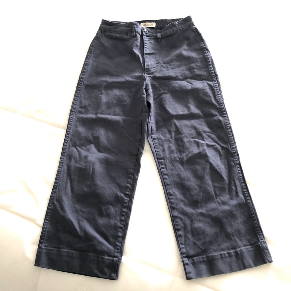 Madewell Slim Emmett Wide-Leg Crop Pant